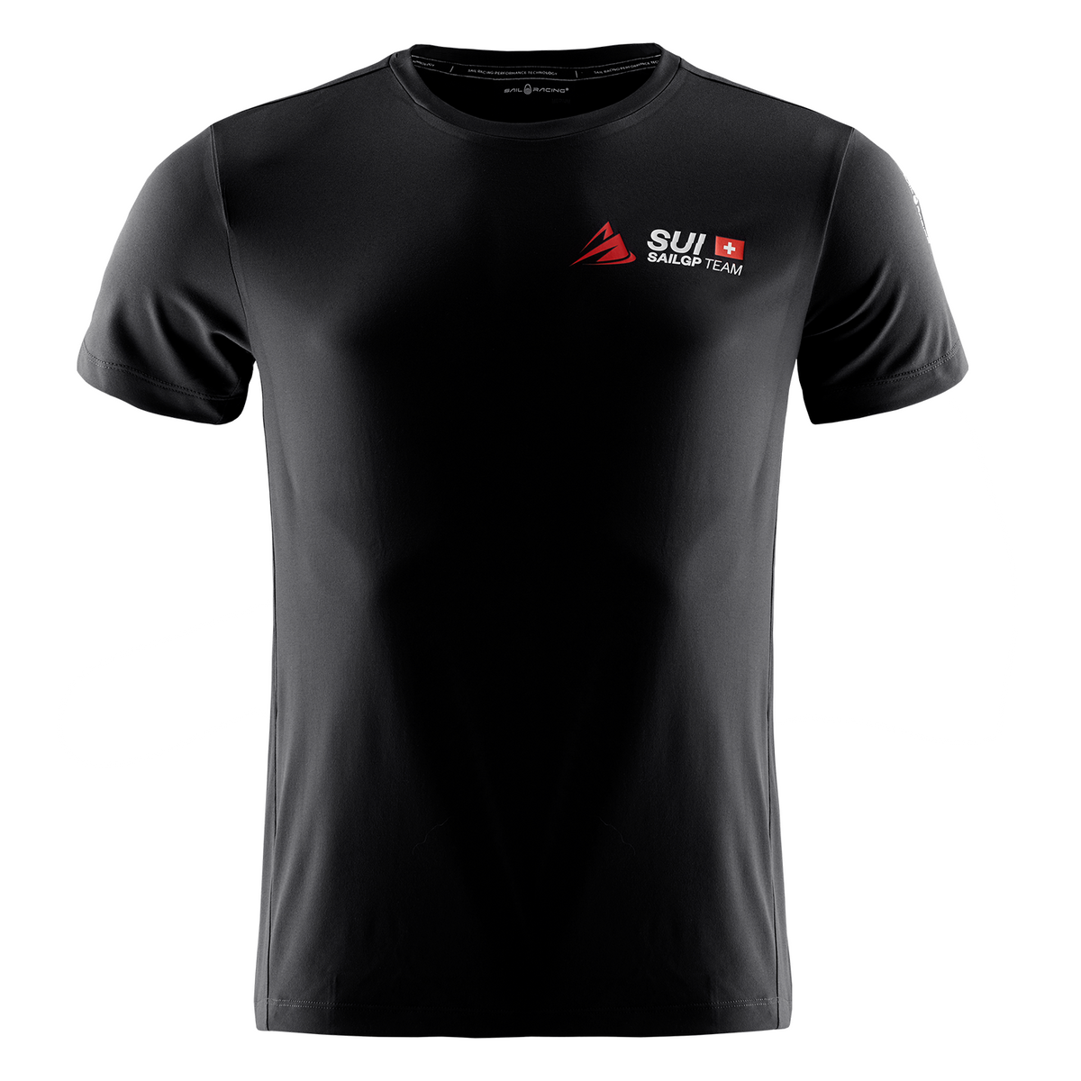 Team SUI Mens Technical Black T-shirt