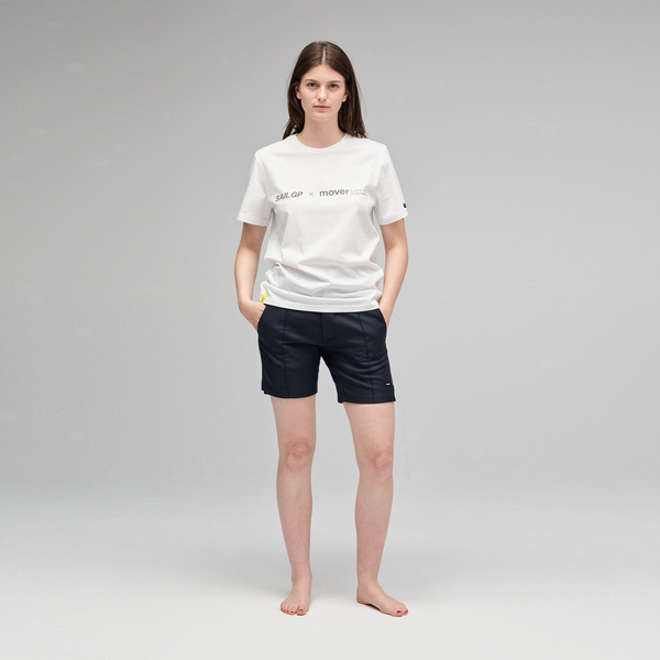 SailGP x Mover Organic Cotton White Tshirt SailGP Store