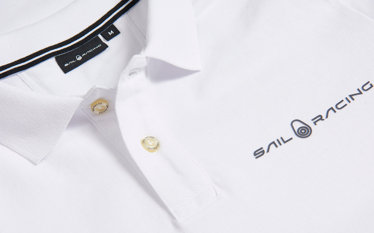 Team DEN Men's Bowman White Polo
