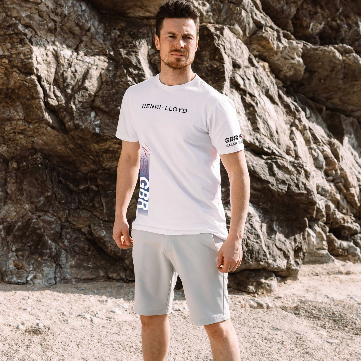 Team GBR Unisex Henri Lloyd White T-Shirt