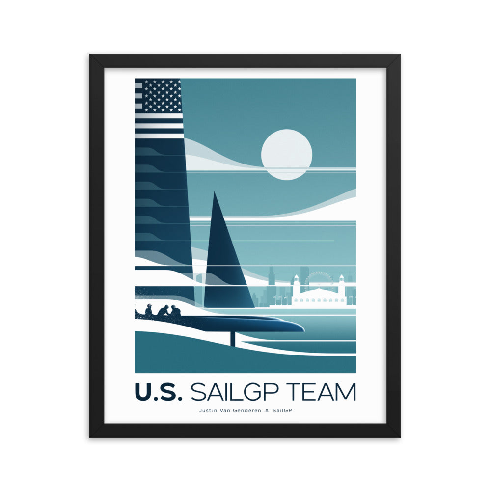 SailGP S3 Chicago Framed Print