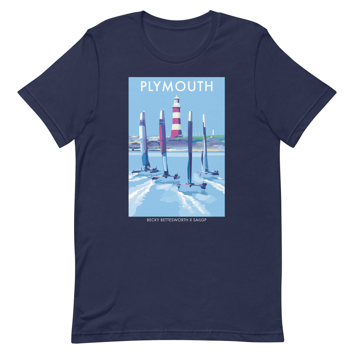 SailGP Unisex S2 Plymouth Navy T-Shirt