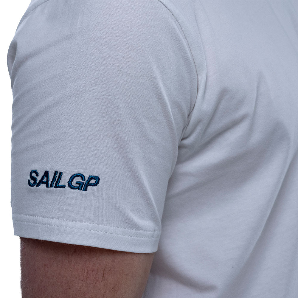 SailGP Men&#39;s Icon Tee, White