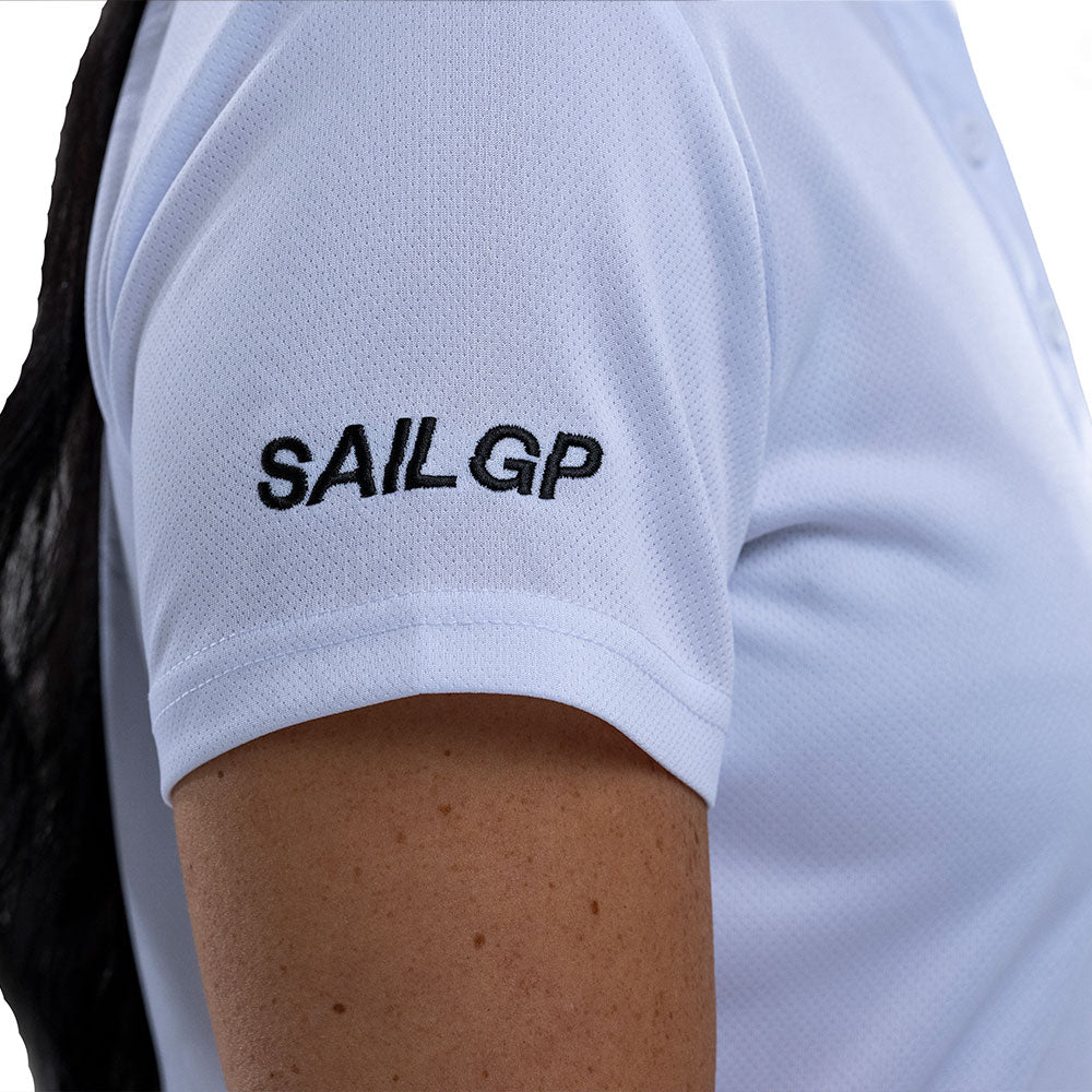 SailGP Women&#39;s Icon Polo, White