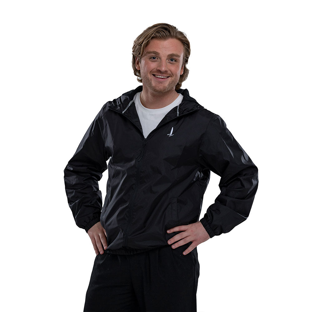 SailGP Uni-sex Icon Raincoat, Black