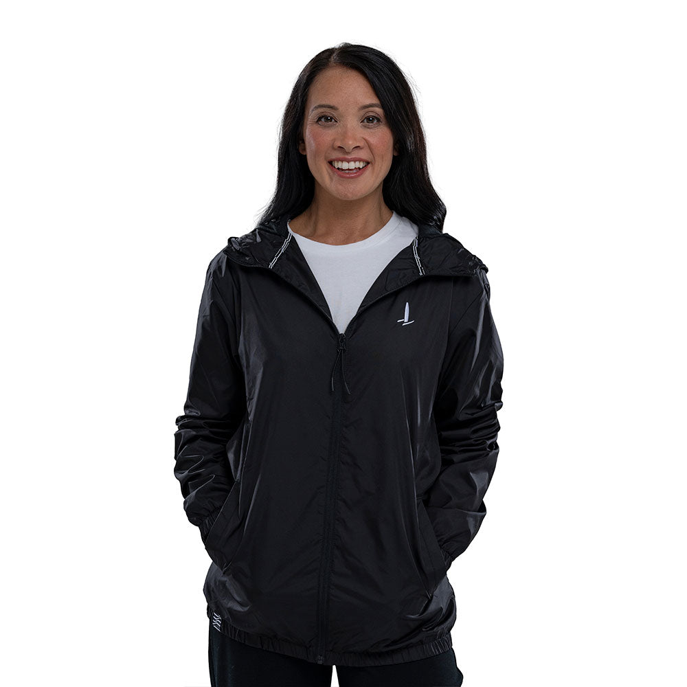 SailGP Uni-sex Icon Raincoat, Black