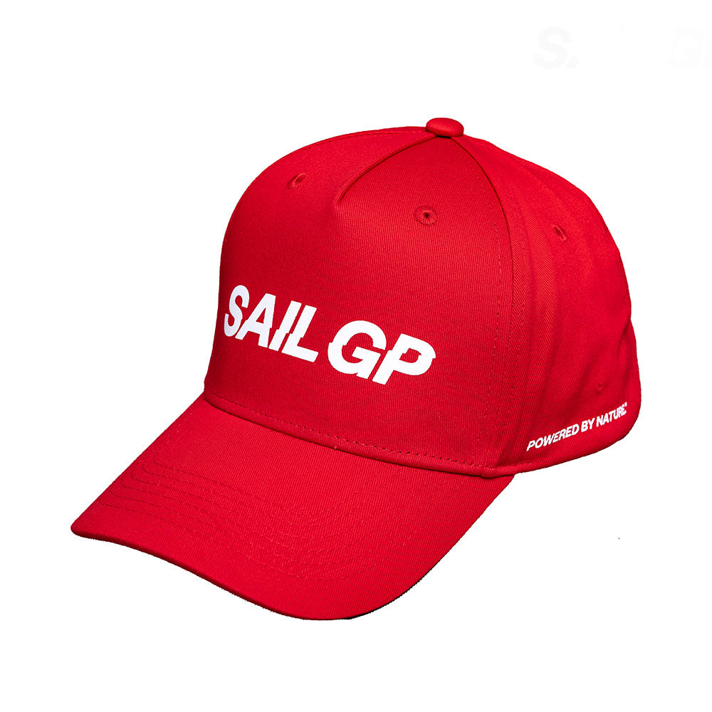 SailGP Curved Peak Cap, Red