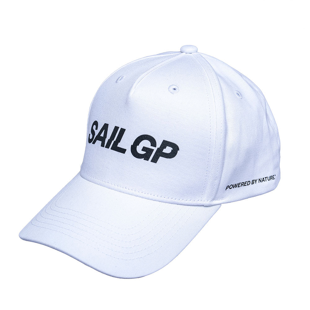 SailGP Curved Peak Cap, White