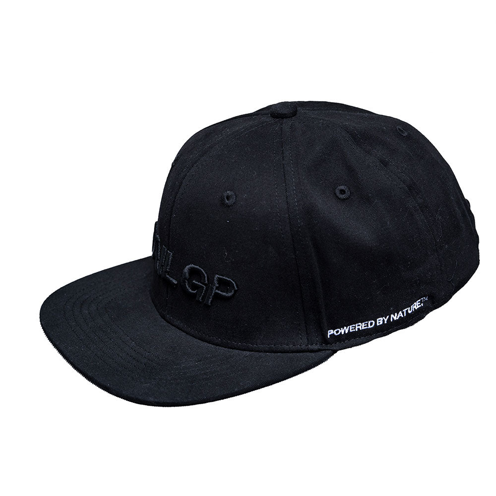 SailGP 6 Panel Flat Cap, Blackout