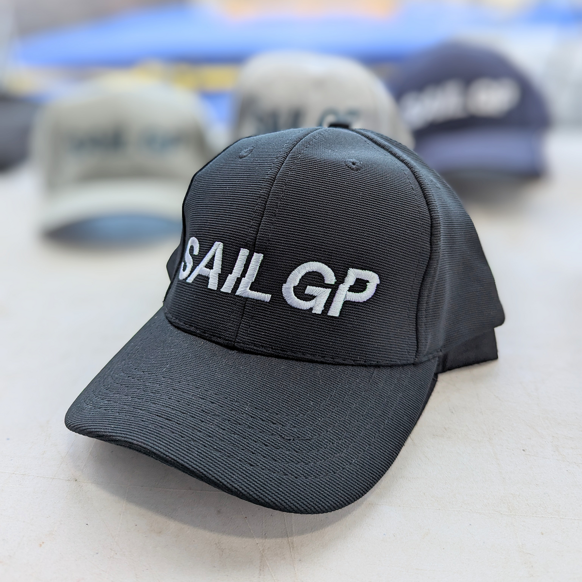 SailGP Cap Ottoman Twill Black Cap