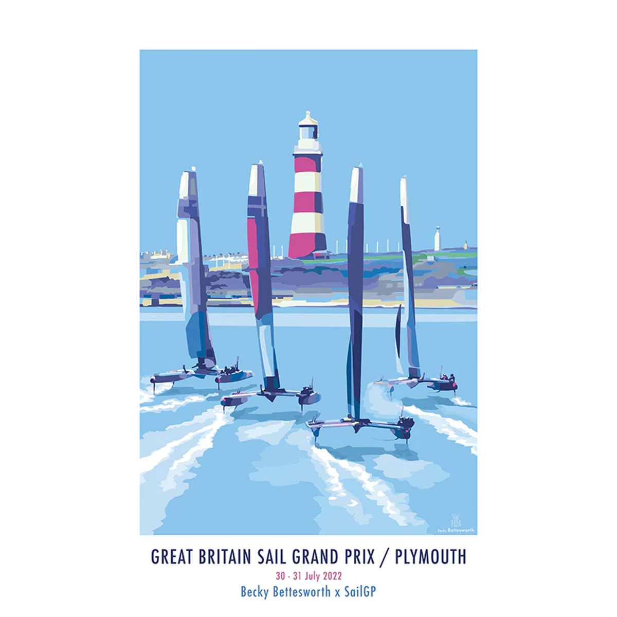 SailGP S3 Plymouth Unframed Poster