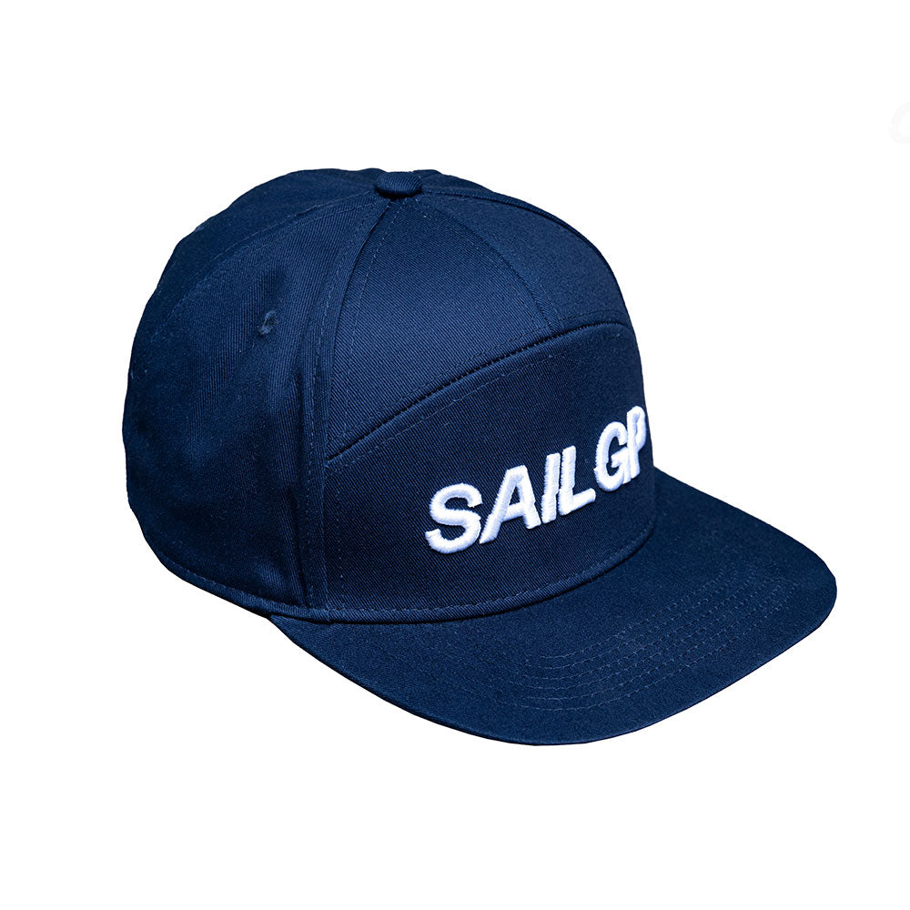 SailGP 5 Panel Flat Cap, Blue