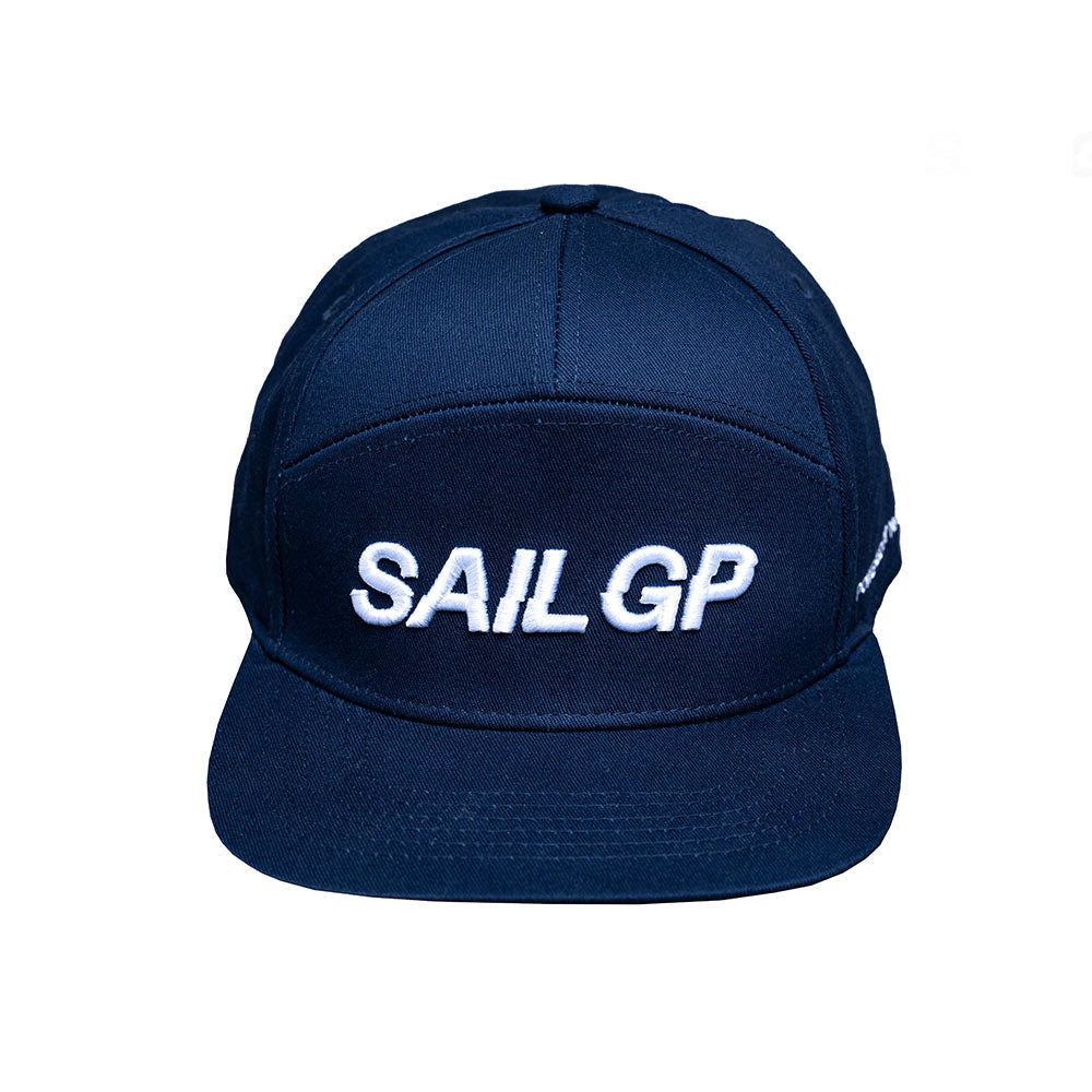 SailGP 5 Panel Flat Cap, Blue