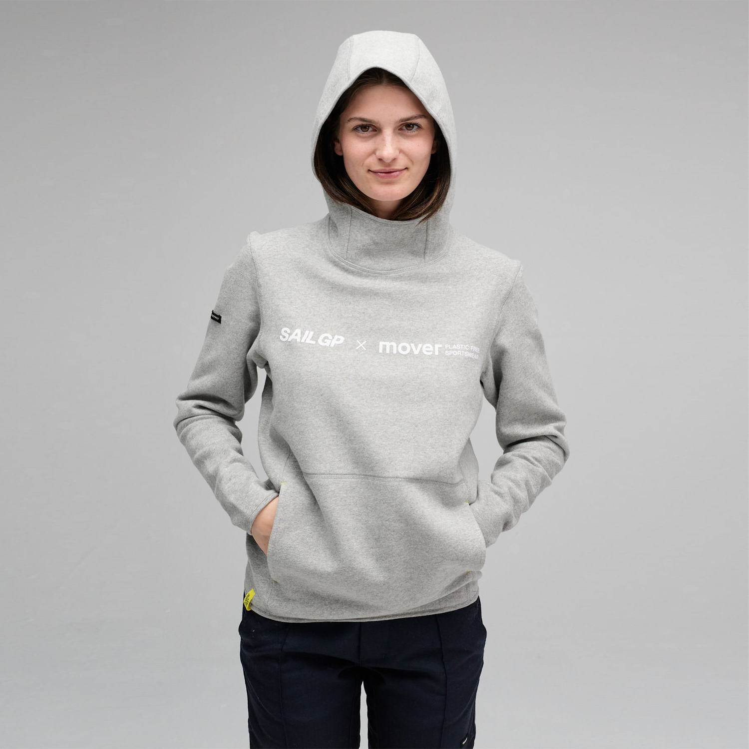 Light grey pullover hoodie sale