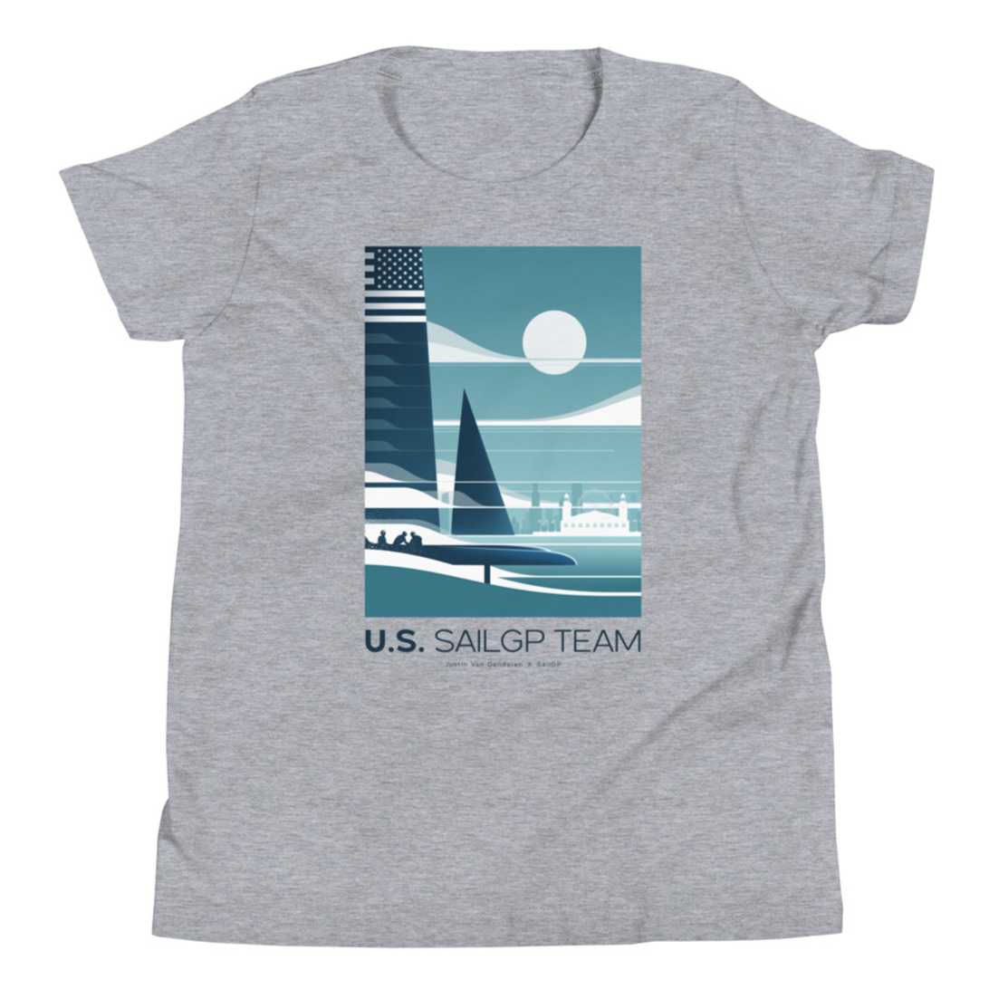 SailGP Youth S3 Chicago Grey T-Shirt