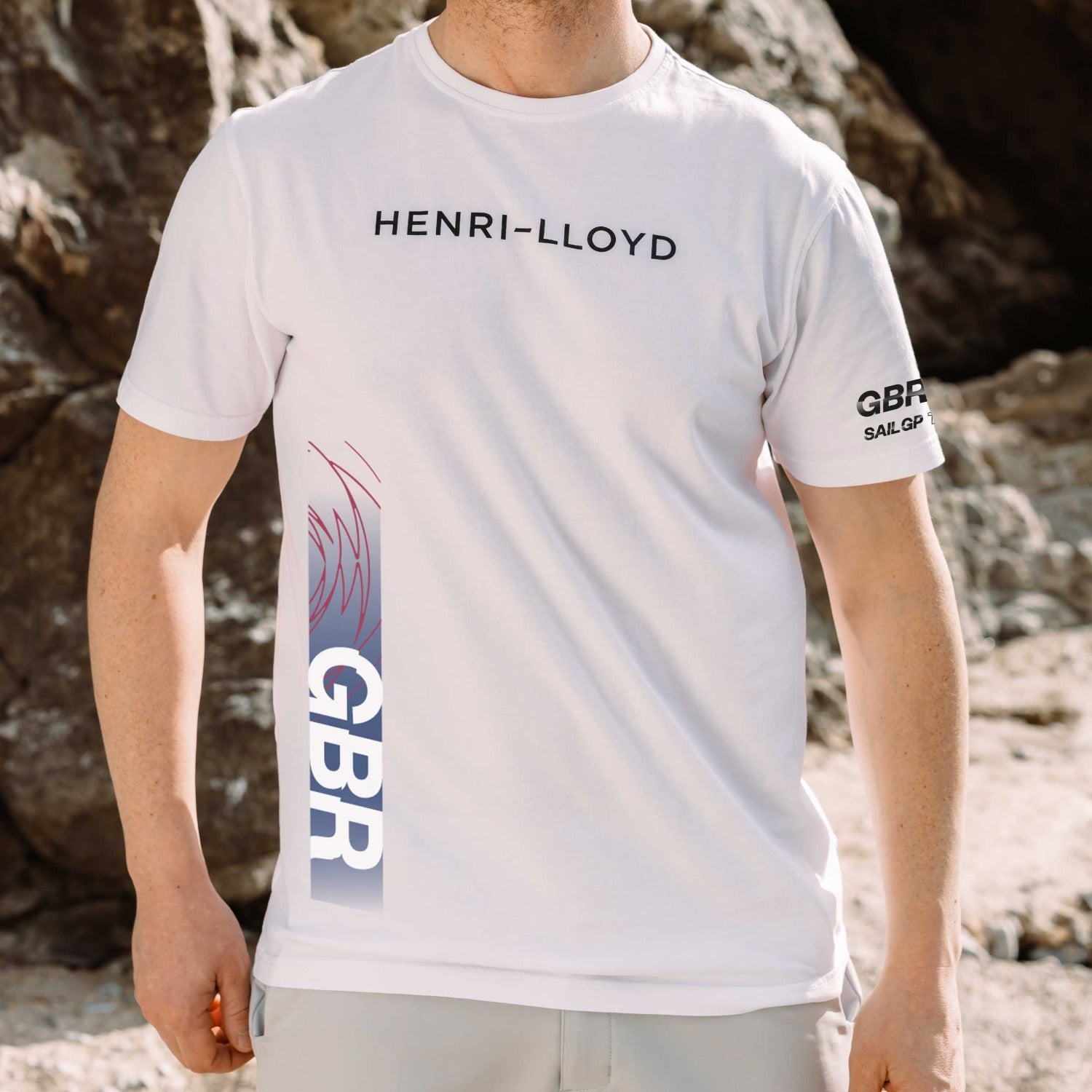 White Mav T-Shirt Henri Lloyd x SailGP - SailGP Store