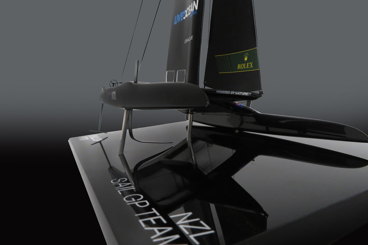 SailGP F50 replica Catamaran New Zealand desk model