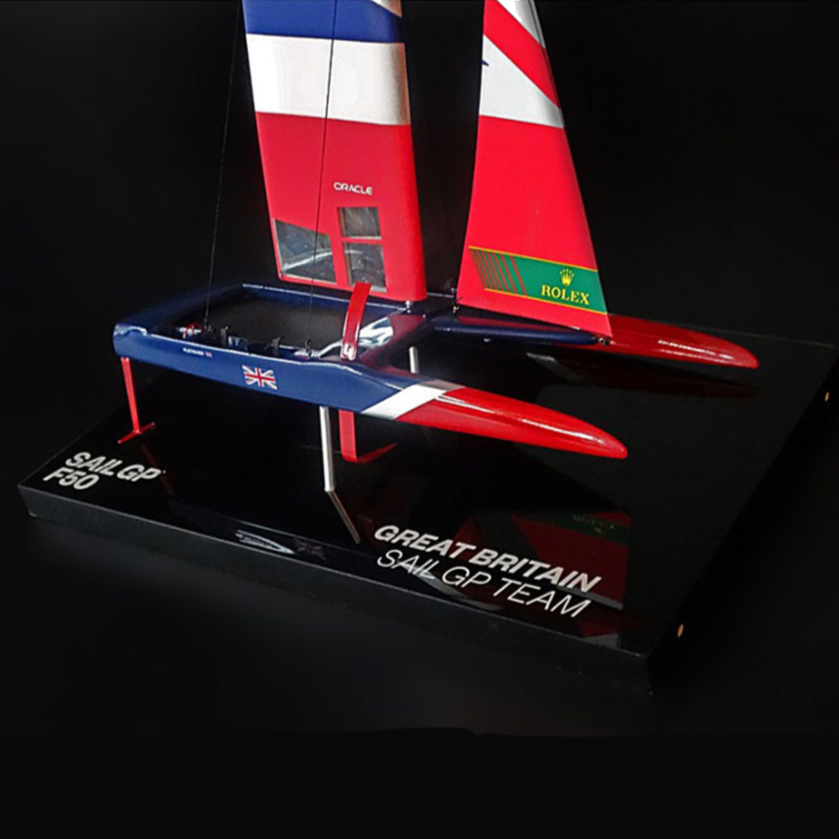Team GBR F50 Replica Catamaran Desk Model