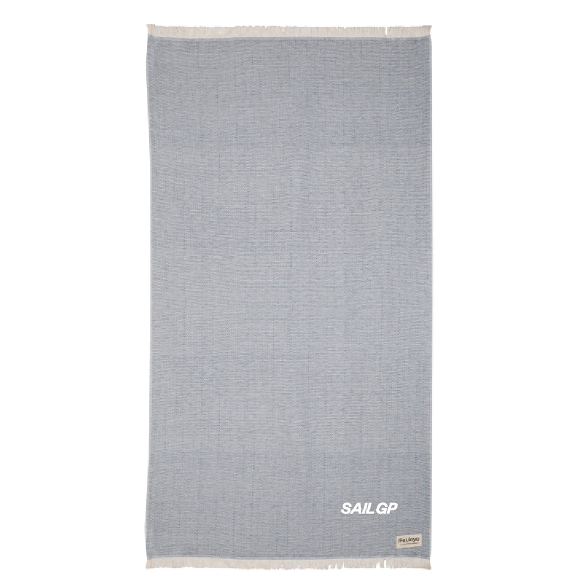 SailGP Herringbone Wool Grey Blanket