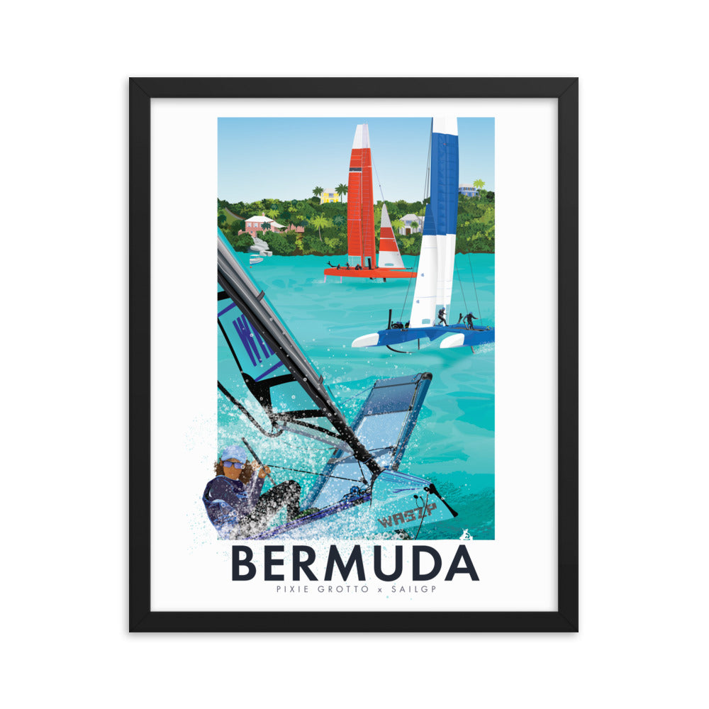 SailGP S3 Bermuda Framed Print