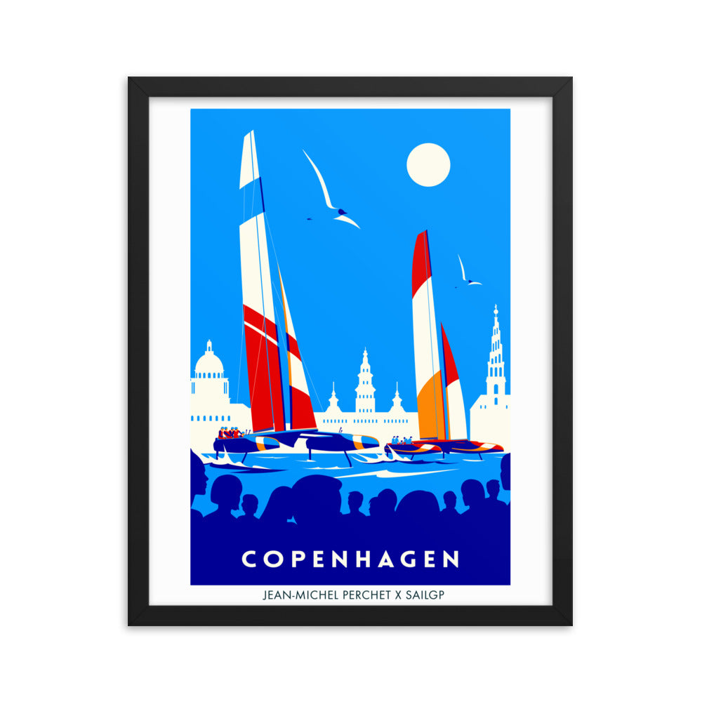 SailGP S3 Copenhagen Framed Print