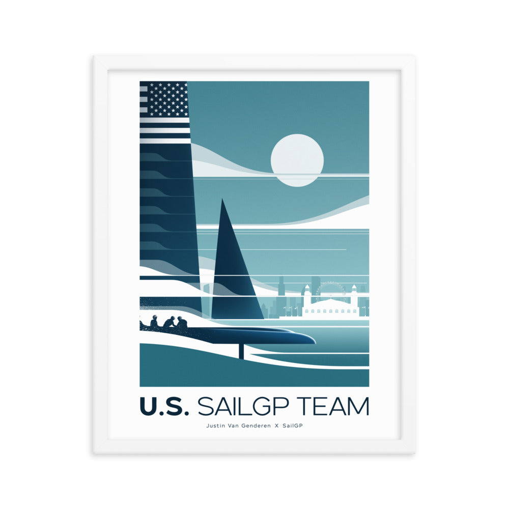 SailGP S3 Chicago Framed Print
