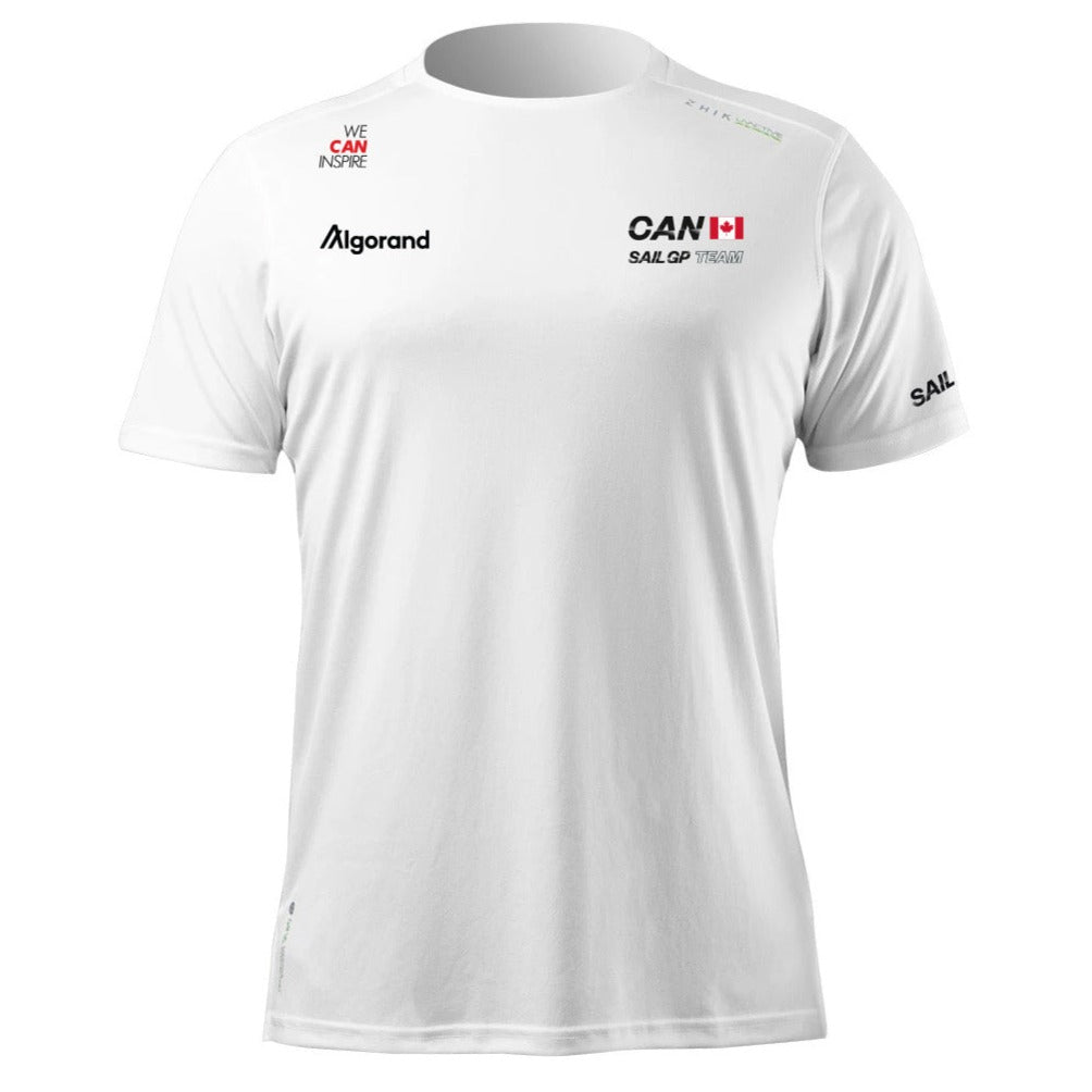 Team CAN Men&#39;s UVActive White T-Shirt