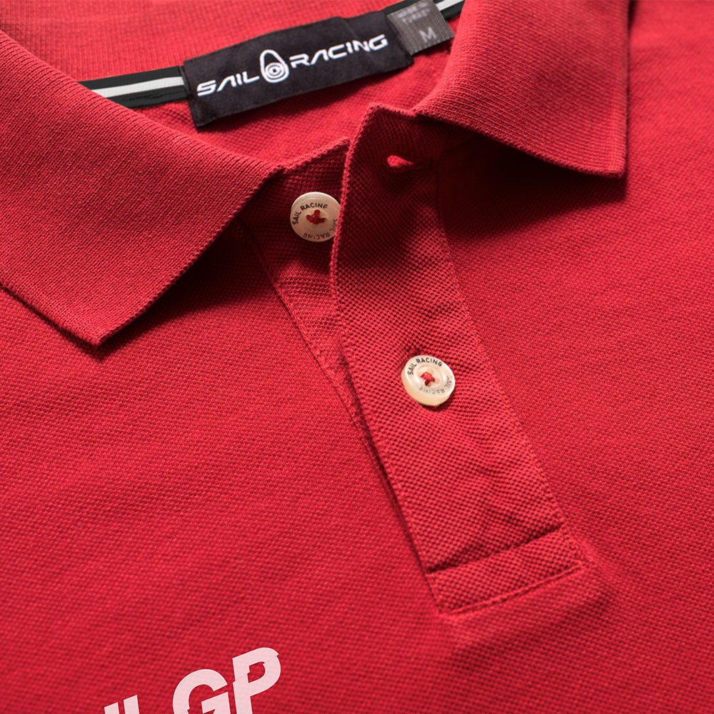 Unisex RED SailGP Polo (4502480388192)