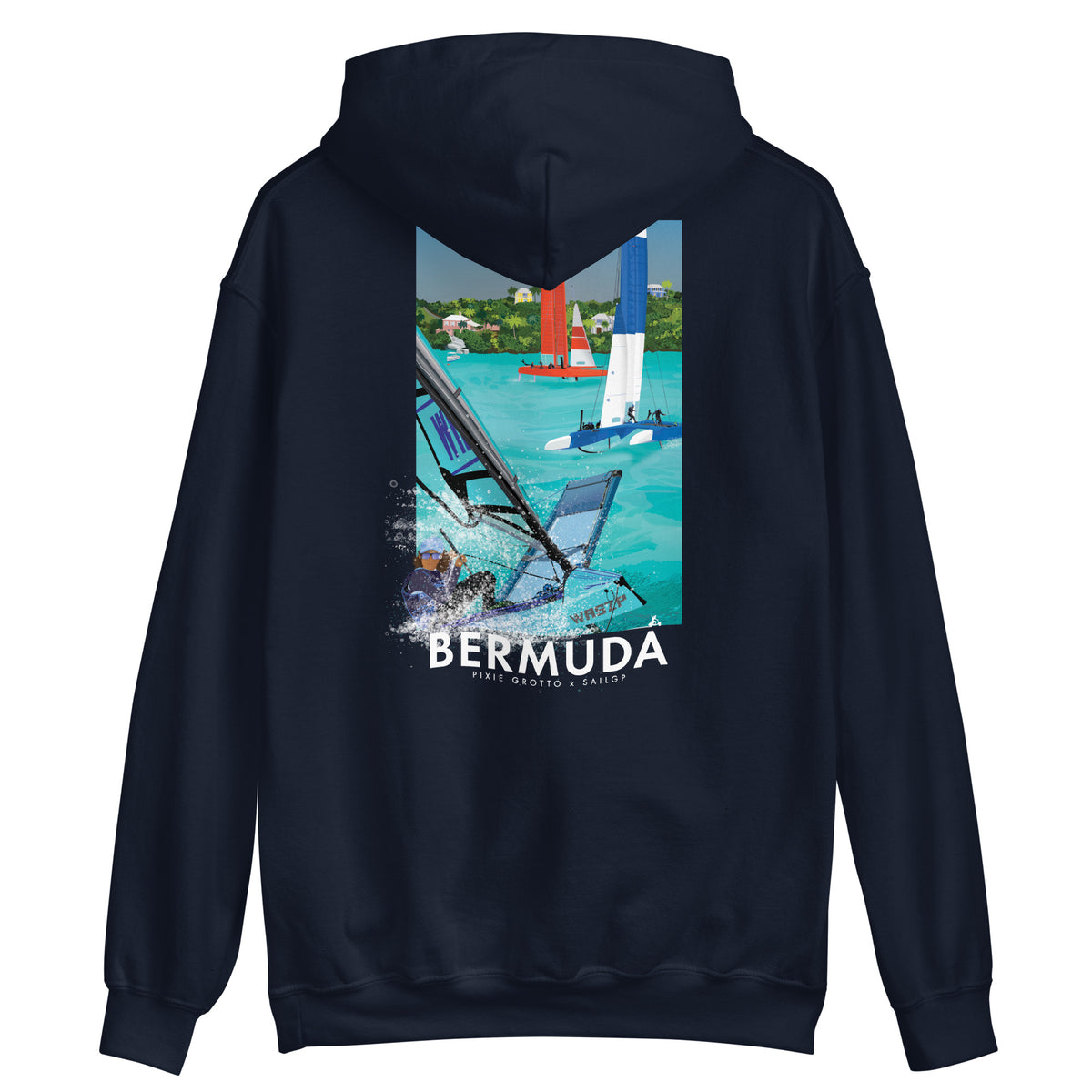 SailGP S3 Bermuda Unisex Black Hoodie