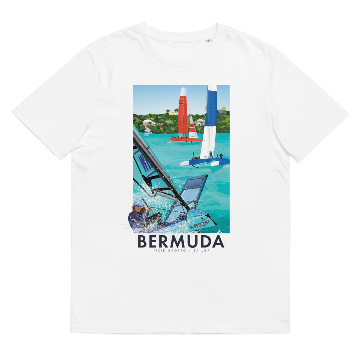 SailGP S3 Bermuda Unisex White T-Shirt